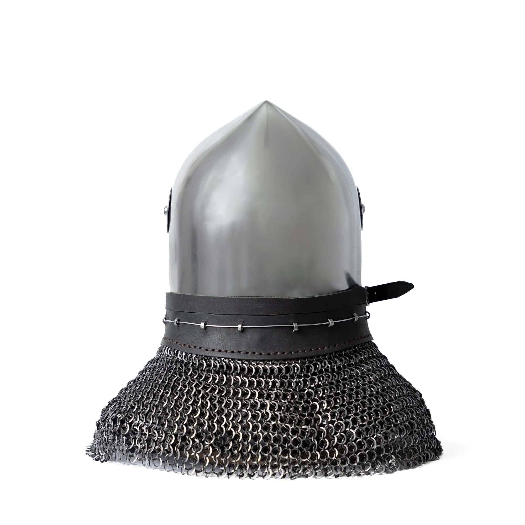 Spoleto Bascinet Helmet for Armored Combat - thumbnail 4