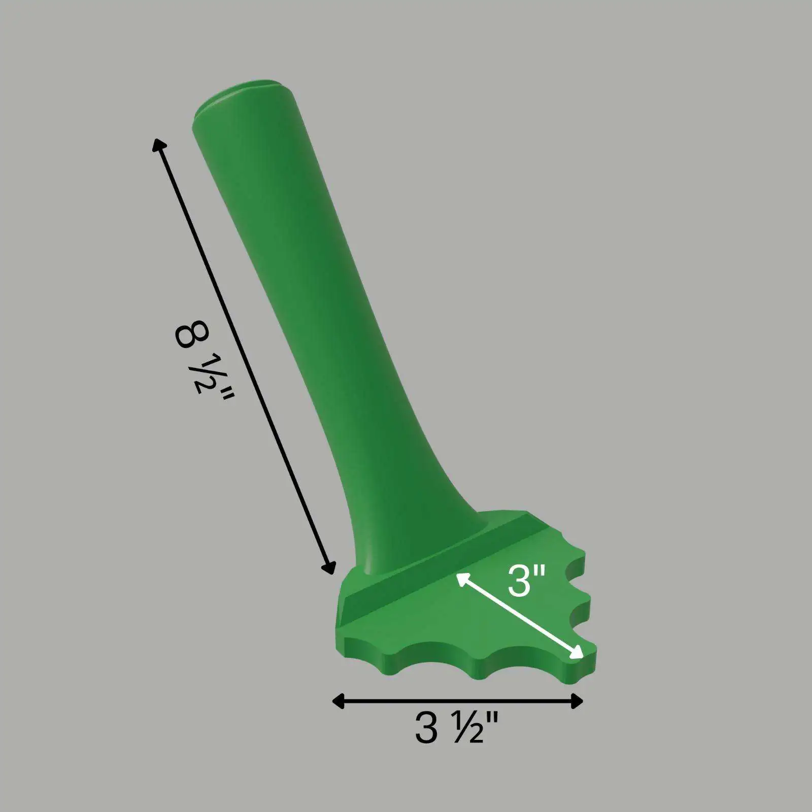 Fluted Green Inside Corner - thumbnail 3