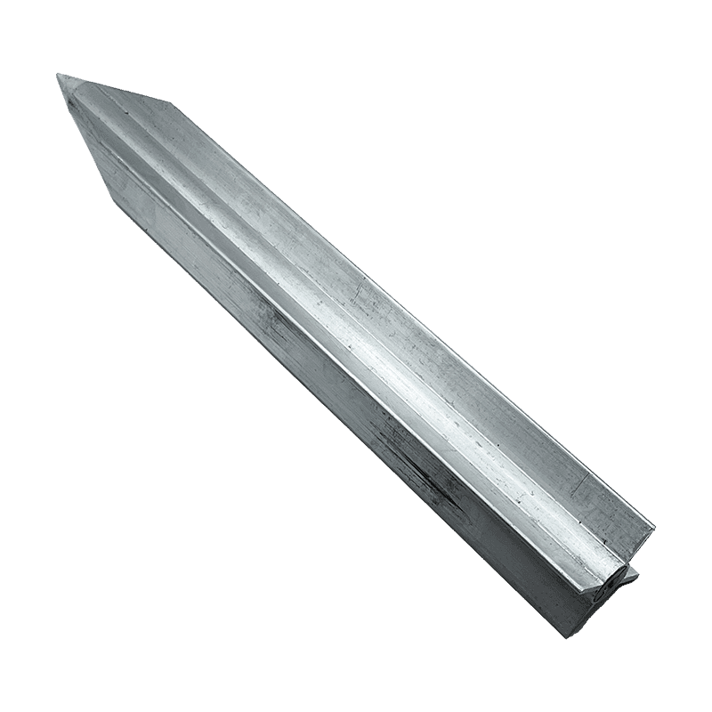 2”x2” Aluminum Stake with Anchor