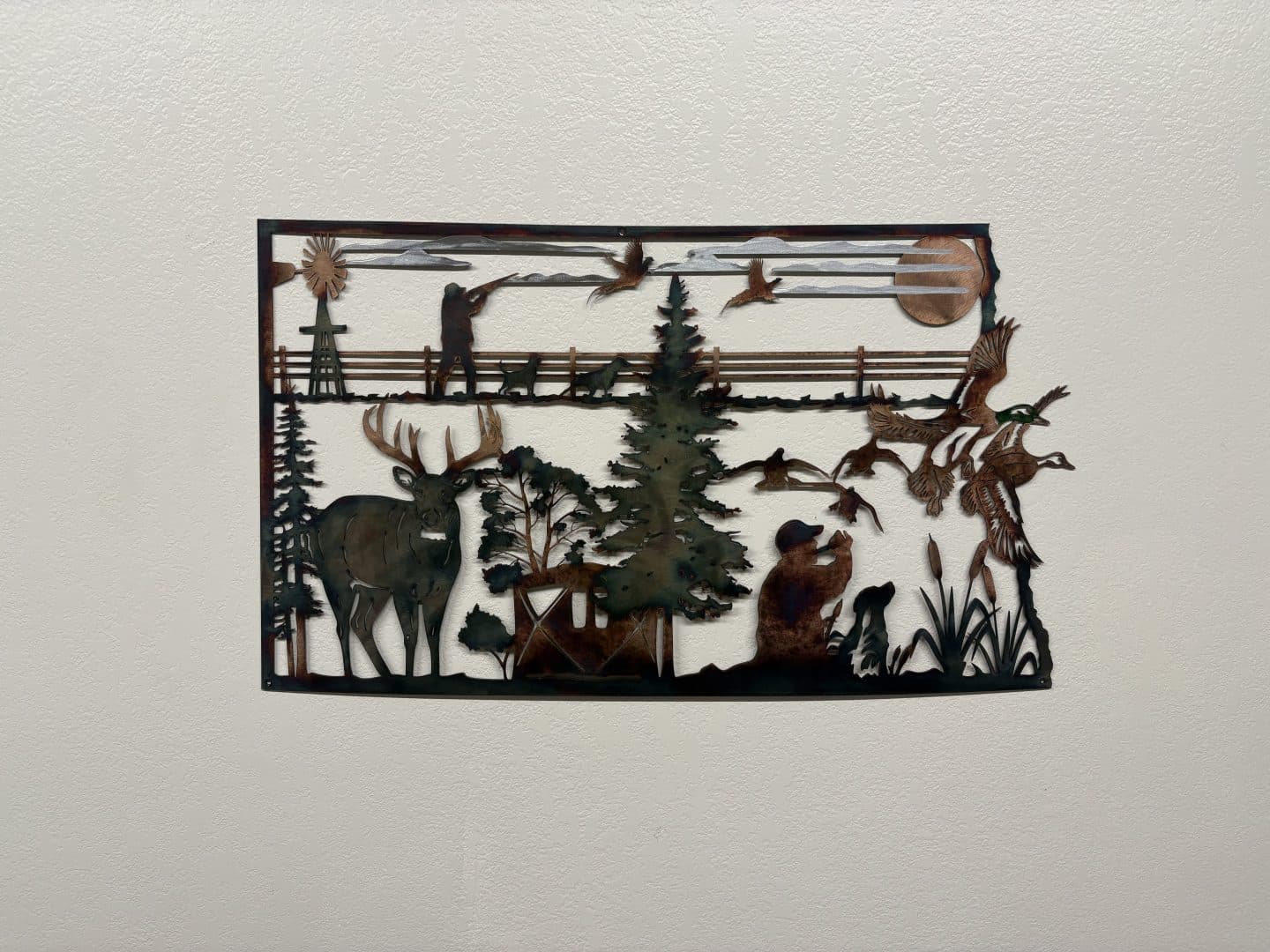 North Dakota Hunting Scene