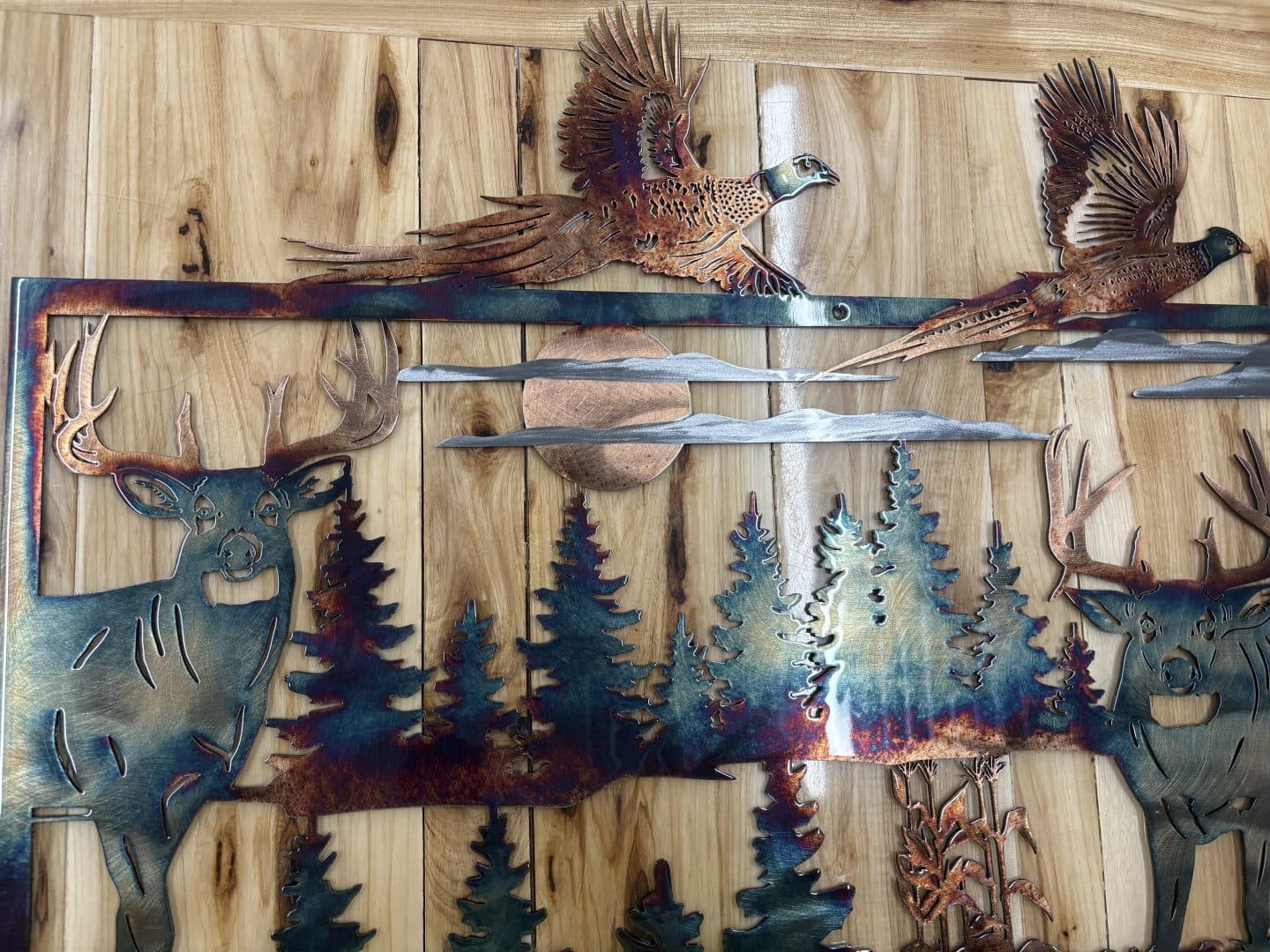 Kansas Whitetail and Pheasant Scene - thumbnail 8