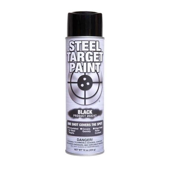 Black Steel Target Paint