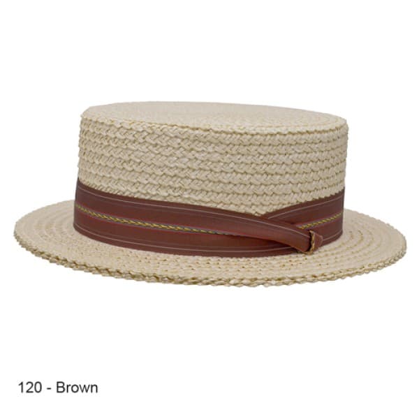 Style: 093 The Boater Straw Hat - thumbnail 2