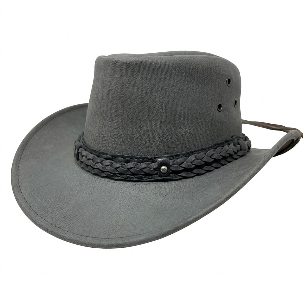 Style: 310 Aussie Leather Hat - thumbnail 5