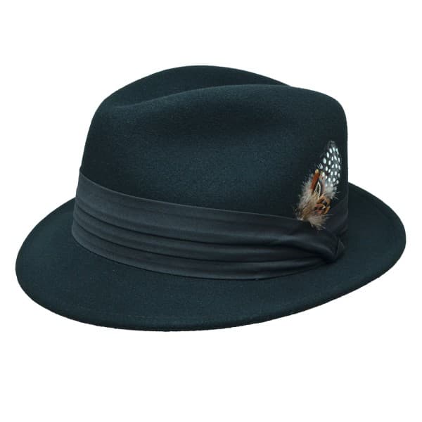 Style: 375 Lite Felt Fedora Hat 2 - thumbnail 7