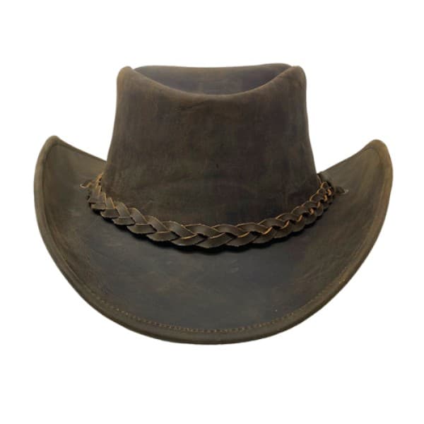 Style: 412 Leather Aussie Hat - thumbnail 6