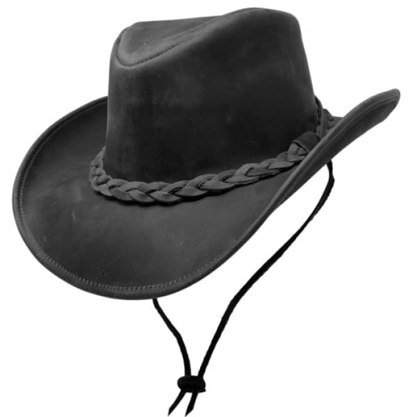 Style: 412 Leather Aussie Hat - thumbnail 4
