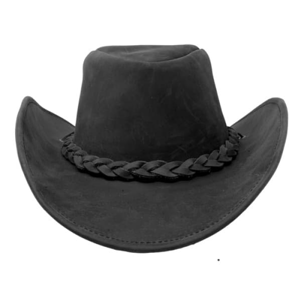 Style: 412 Leather Aussie Hat - thumbnail 3