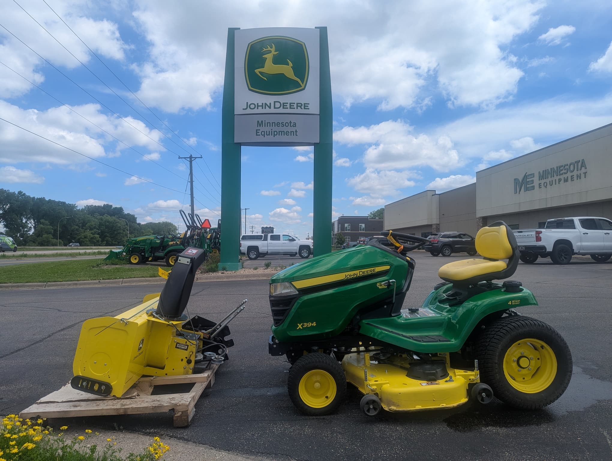 2018 John Deere X394
