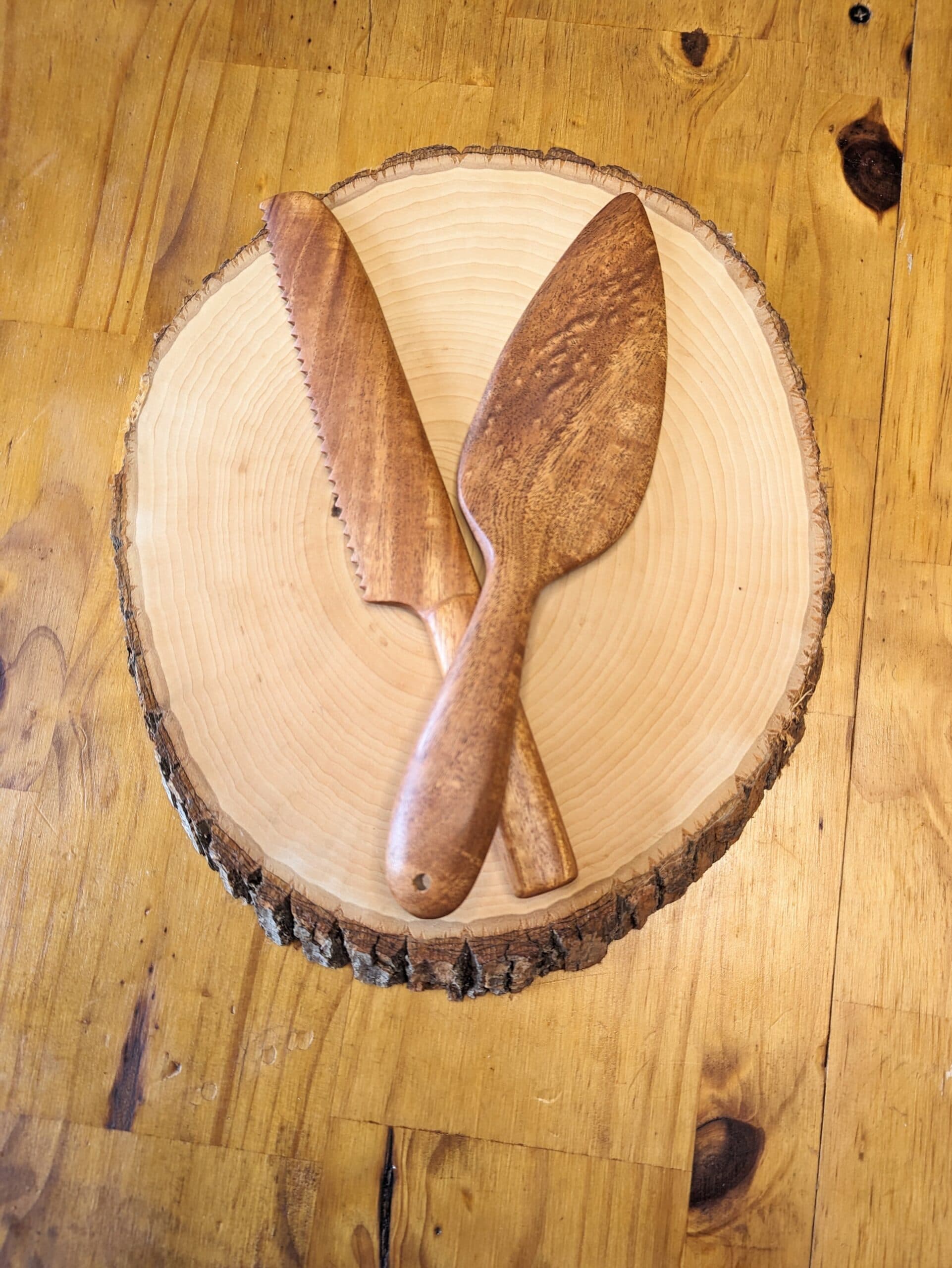 Miriam’s Non-Toxic Cake/Bread Server Set