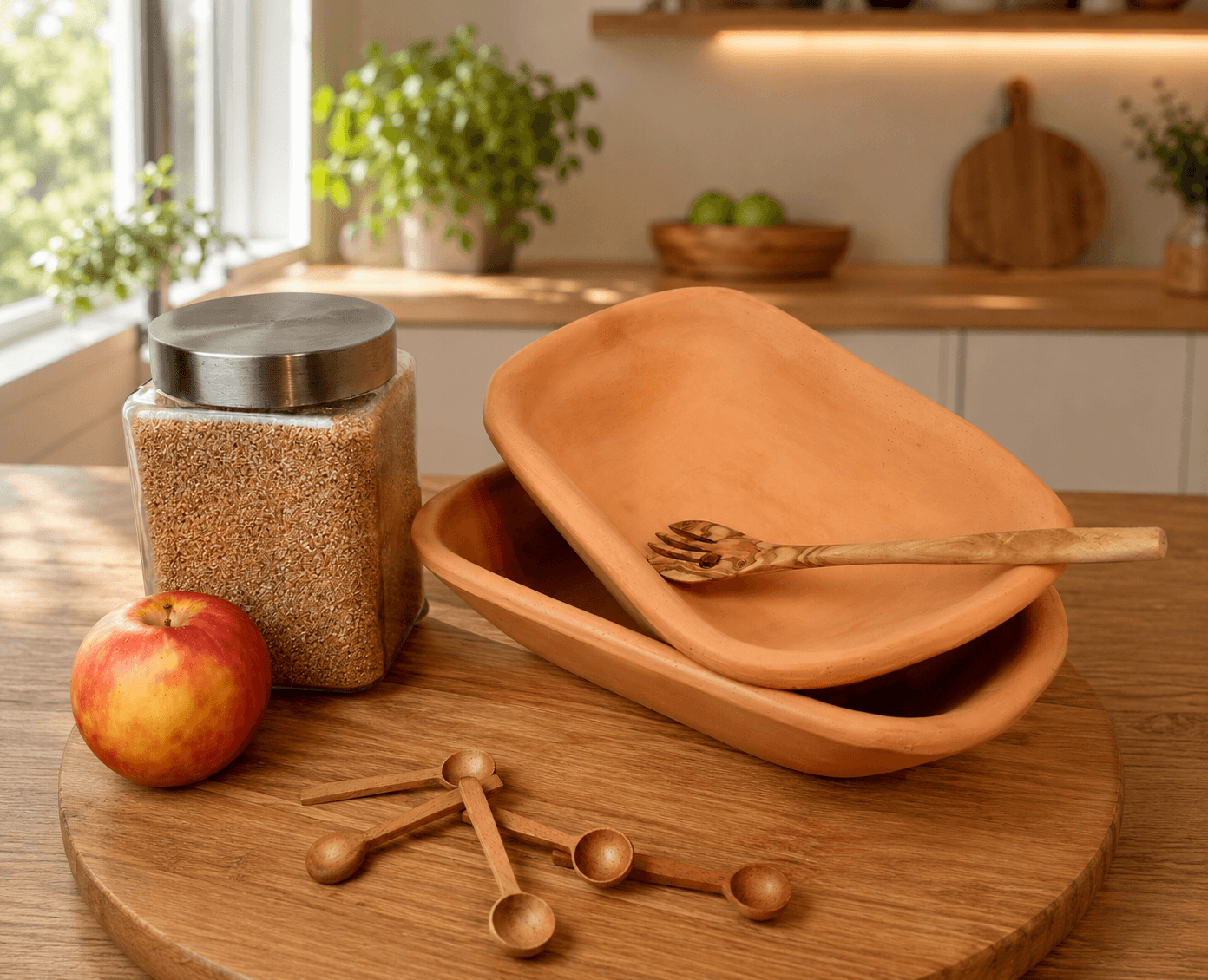 Set of 2 Large Bread Loaf Pans / Multibakers