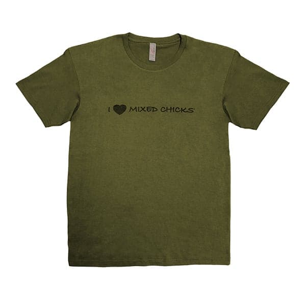 HIS T-Shirt – short sleeve (Army Green w/ black writing)