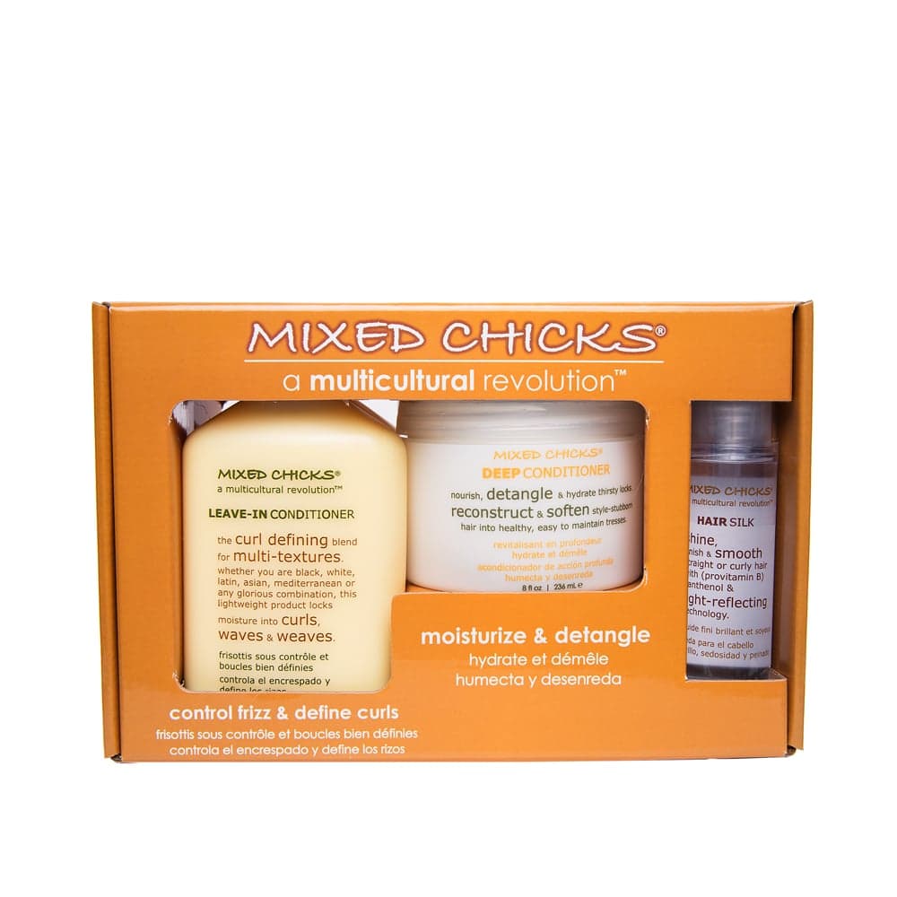 Mixed Chicks Quad Pack (4-piece frizz control – a Curly Revolution Kit)