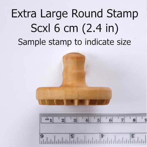 Scxl-062 Extra Large Round Stamp – Luna Moth - thumbnail 4
