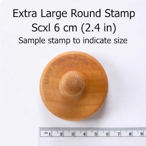 Scxl-062 Extra Large Round Stamp – Luna Moth - thumbnail 3