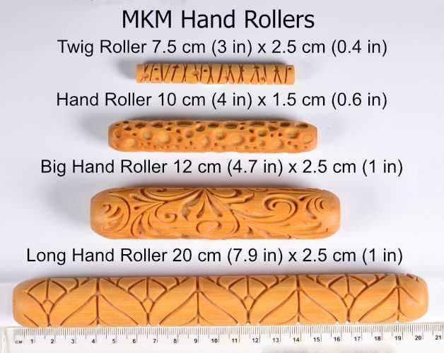 LHR-047 Long Hand Roller – Coneflowers - thumbnail 4