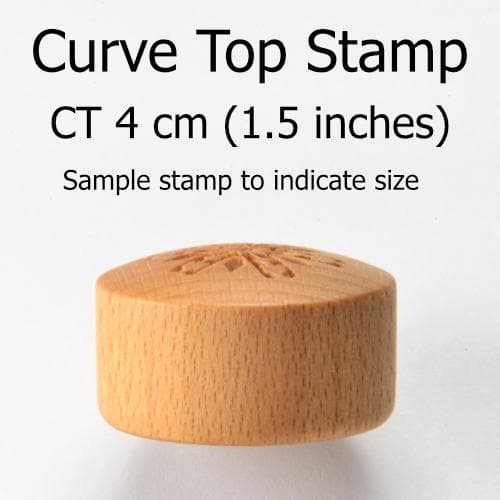 CT-041 Curve Top Stamp – Rose with Stem - thumbnail 3
