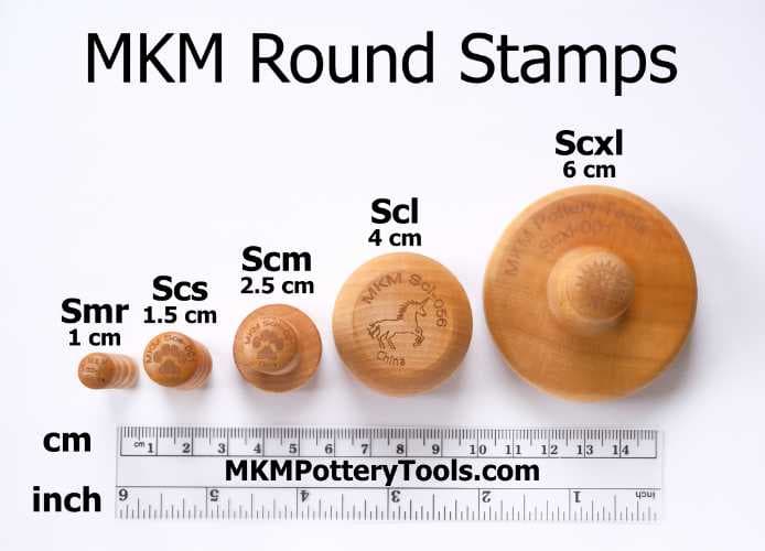 Scm-298 Medium Round Stamp – Right Boot Print - thumbnail 4