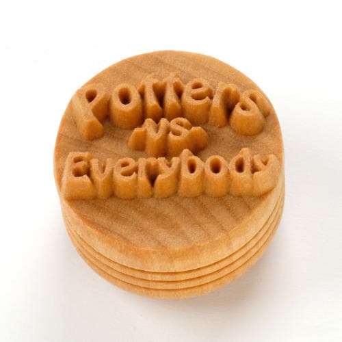 Scl-184 Large Round Stamp – Potters vs Everybody
