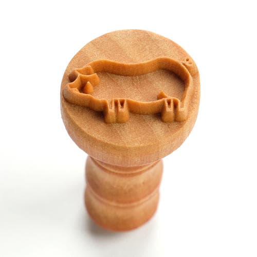 Scm-314 Medium Round Stamp – Pig