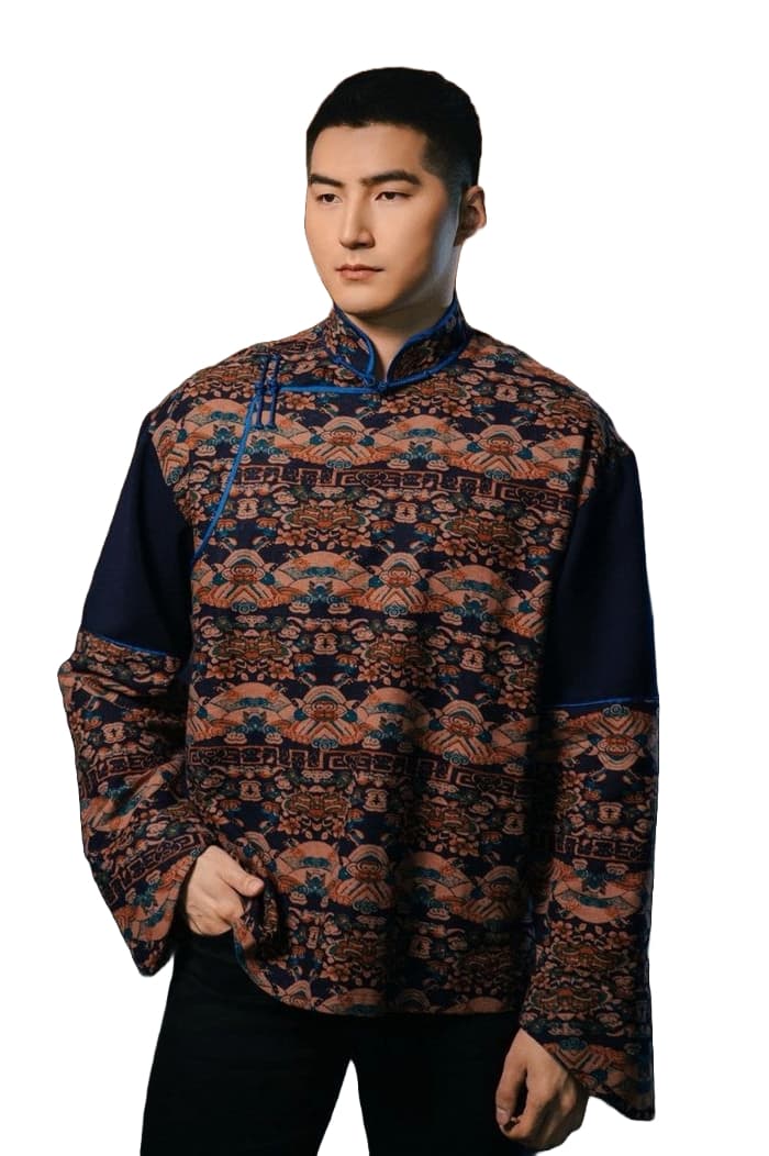 Deel Shirt with Traditional Cloud Pattern - thumbnail 2