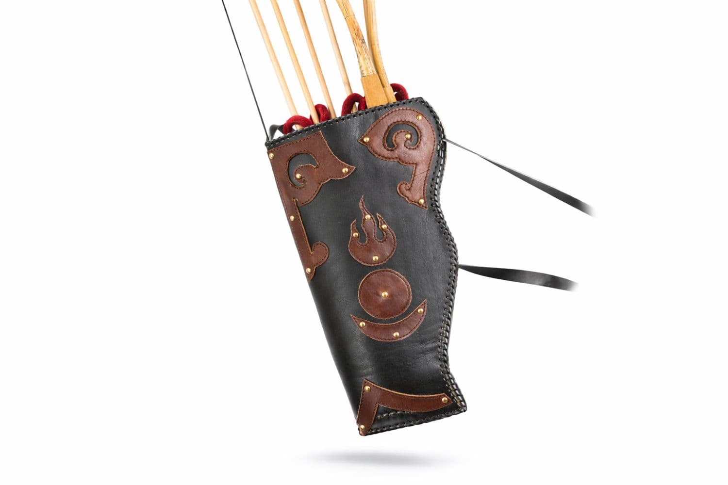 Dark Brown Bow and Arrow Case