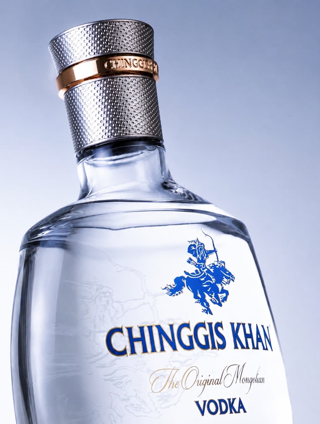 Chinggis Khan vodka bottle - thumbnail 2
