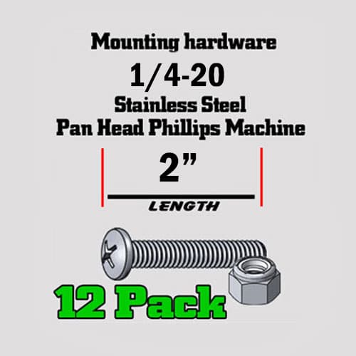 2-Inch Stainless Pan Head Screw for Rod Holders