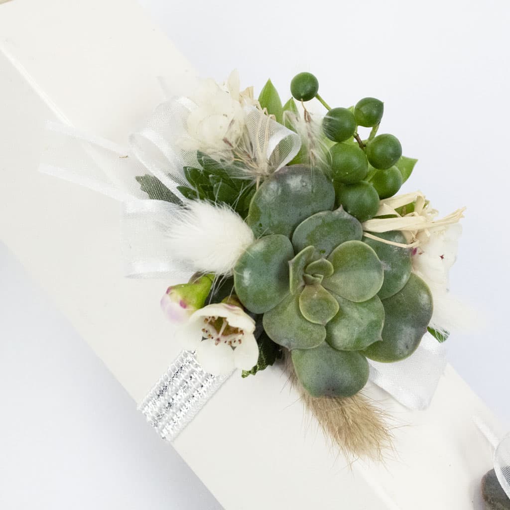 Wrist Corsage – Succulents
