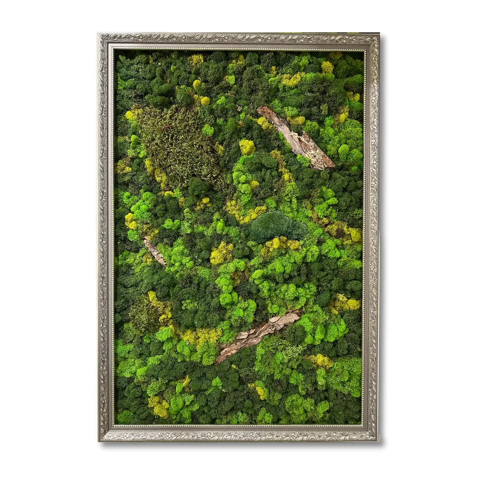 A Forest Symphony – Framed Moss Wall Art Piece: 24″x36″ - thumbnail 2