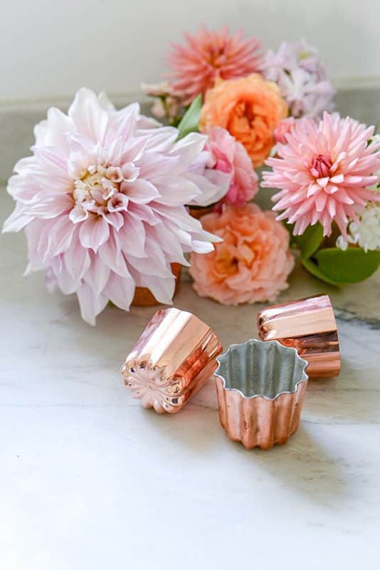 Copper Cannelé Molds