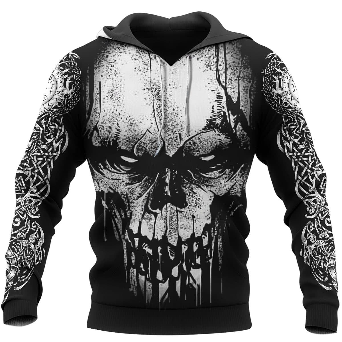 Viking Hoodie Berserker Skull