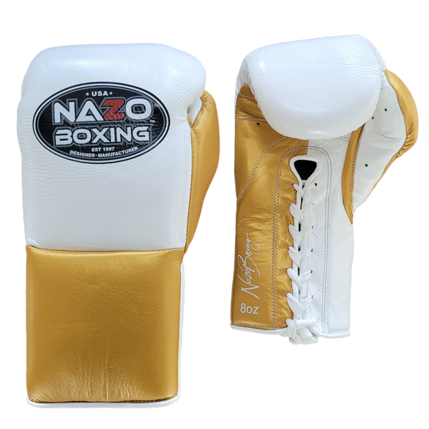 10oz Leather Professional Fight Boxing Gloves