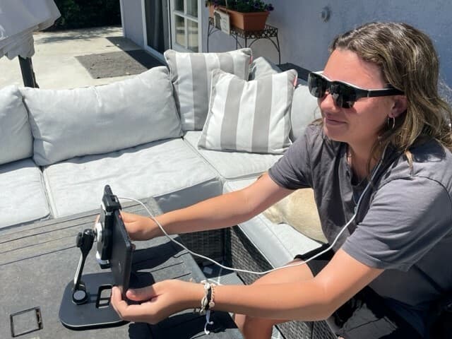 NuVision Low Vision Glasses – Tablet Edition