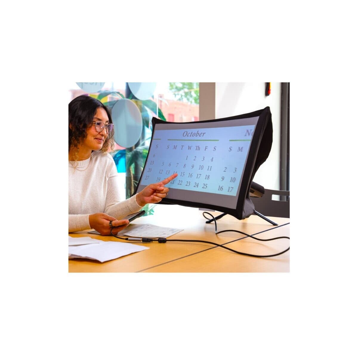 ZT Splay Max Foldable Assistive Technology 35″ Monitor