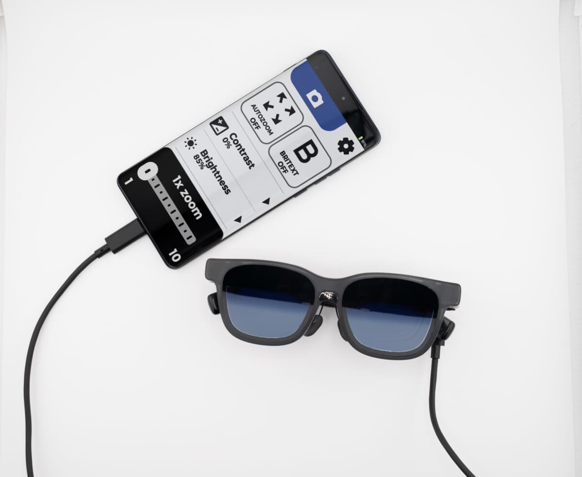 EYE7 AR Low Vision Glasses for Independence - thumbnail 2