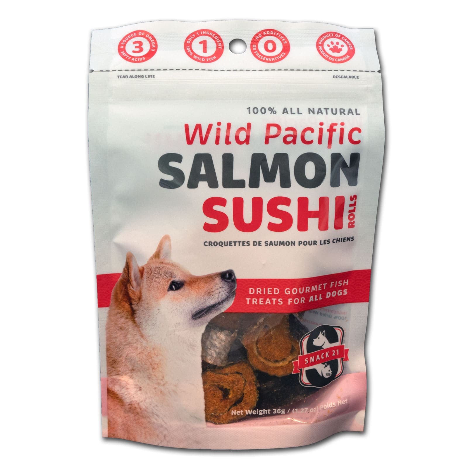 Salmon Sushi Dog Treats (Bag)