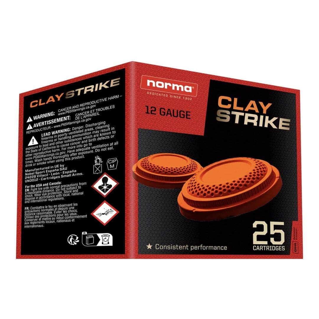 CLAYSTRIKE 12ga 2 3/4″ #7 1/2 shot 1oz QTY 25 - thumbnail 4
