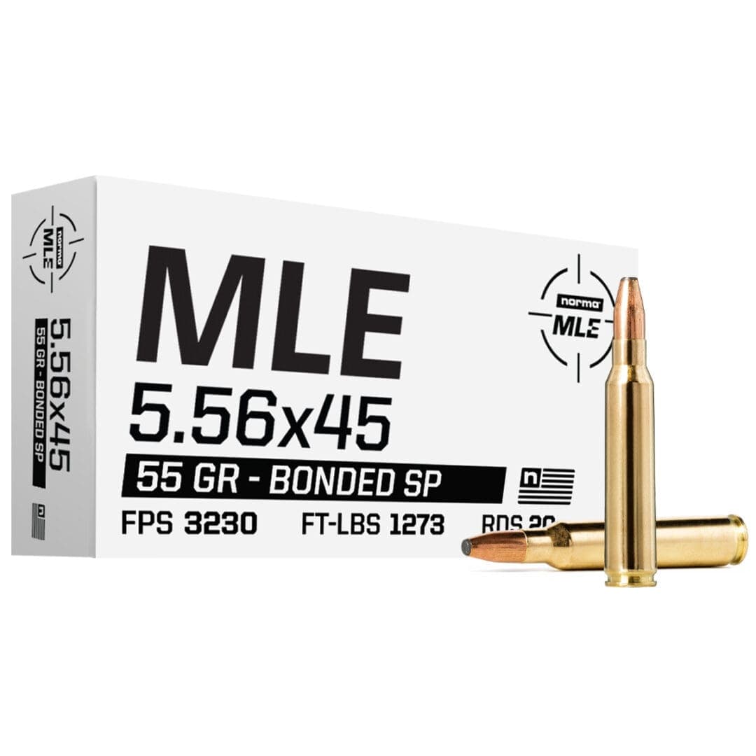 NORMA MLE 5.56X45 55GR BONDED SOFT TIP