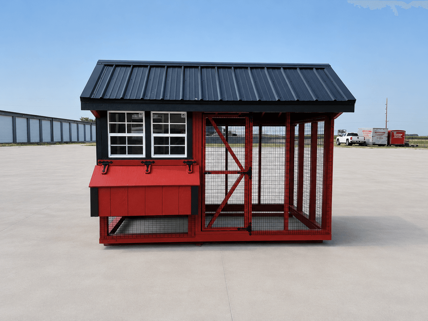 6’x10′ Quaker Chicken Coop Combo - thumbnail 2