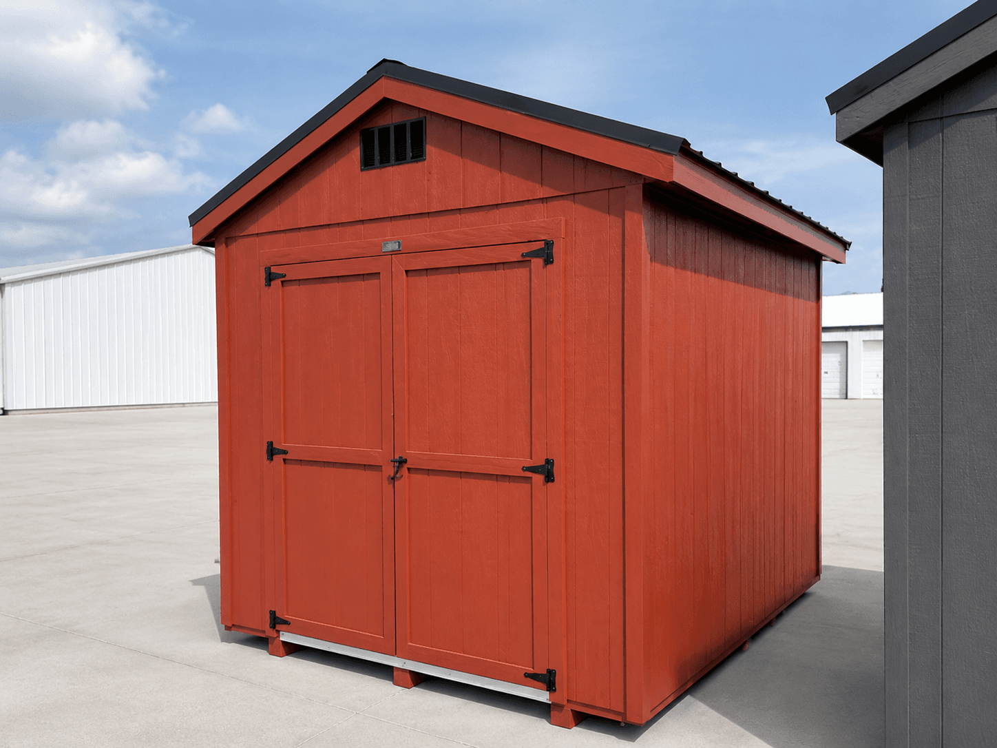 8’x10′ Economy Ranch Gable Wood Shed