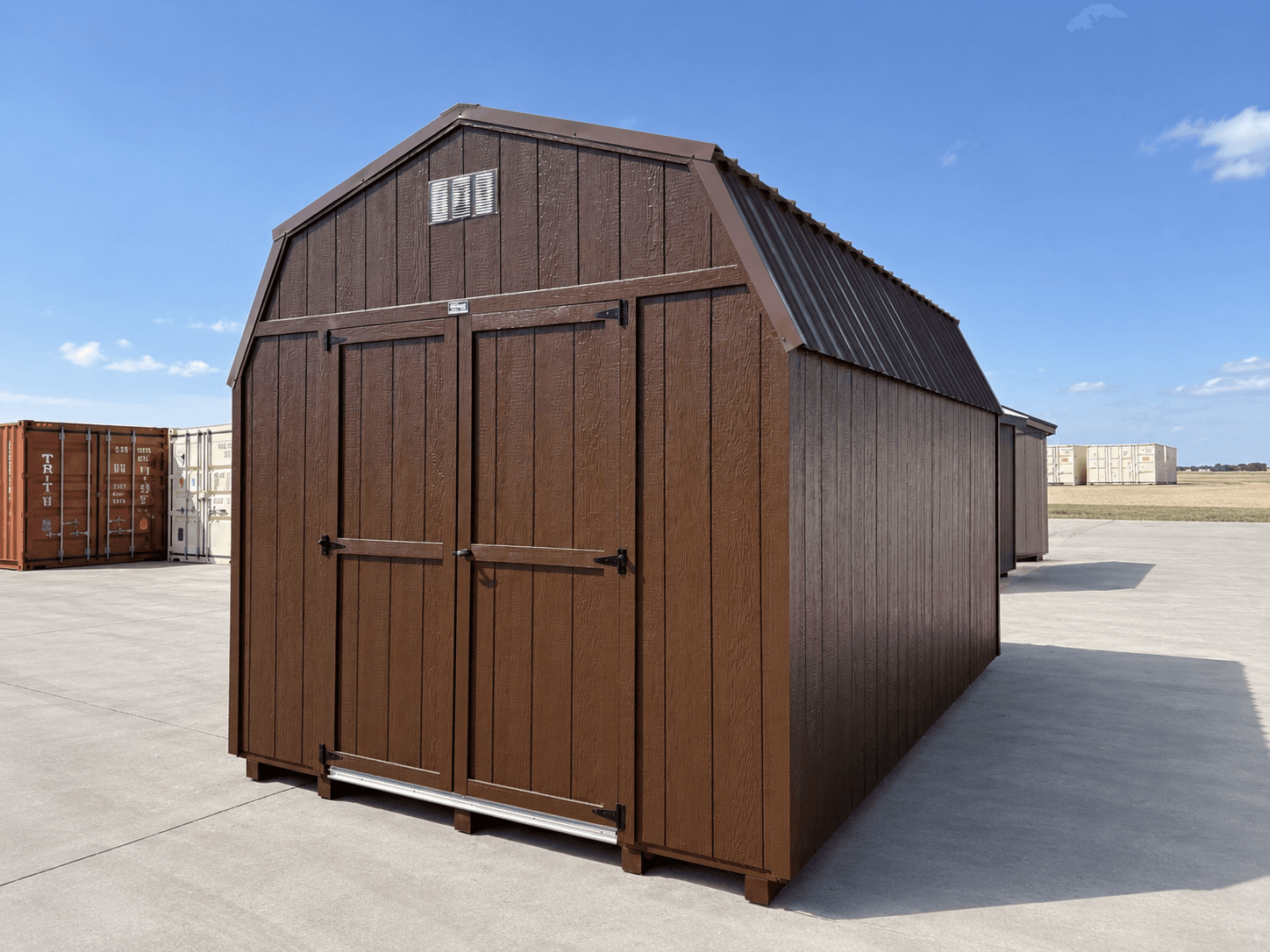 10’x16′ Economy High Barn Wood Shed