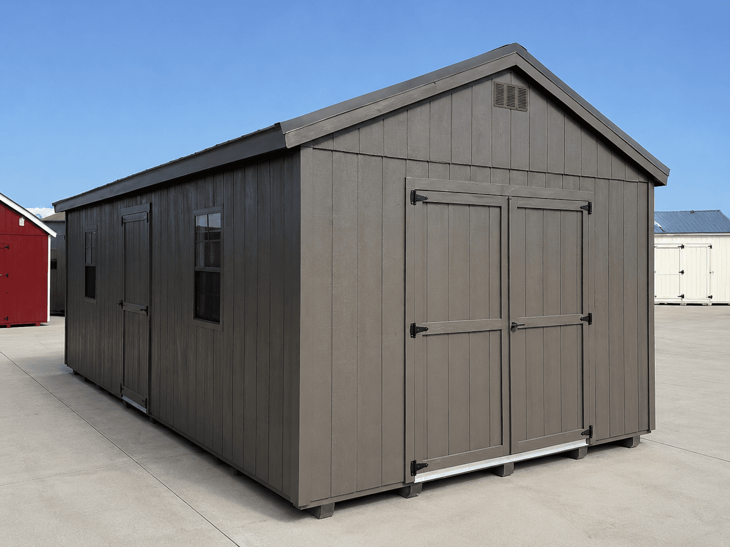 12’x24′ Economy Ranch Gable Wood Shed