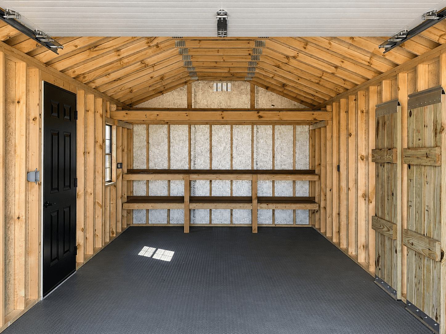 12’x24′ Ranch Gable Wood Panel Garage - thumbnail 2