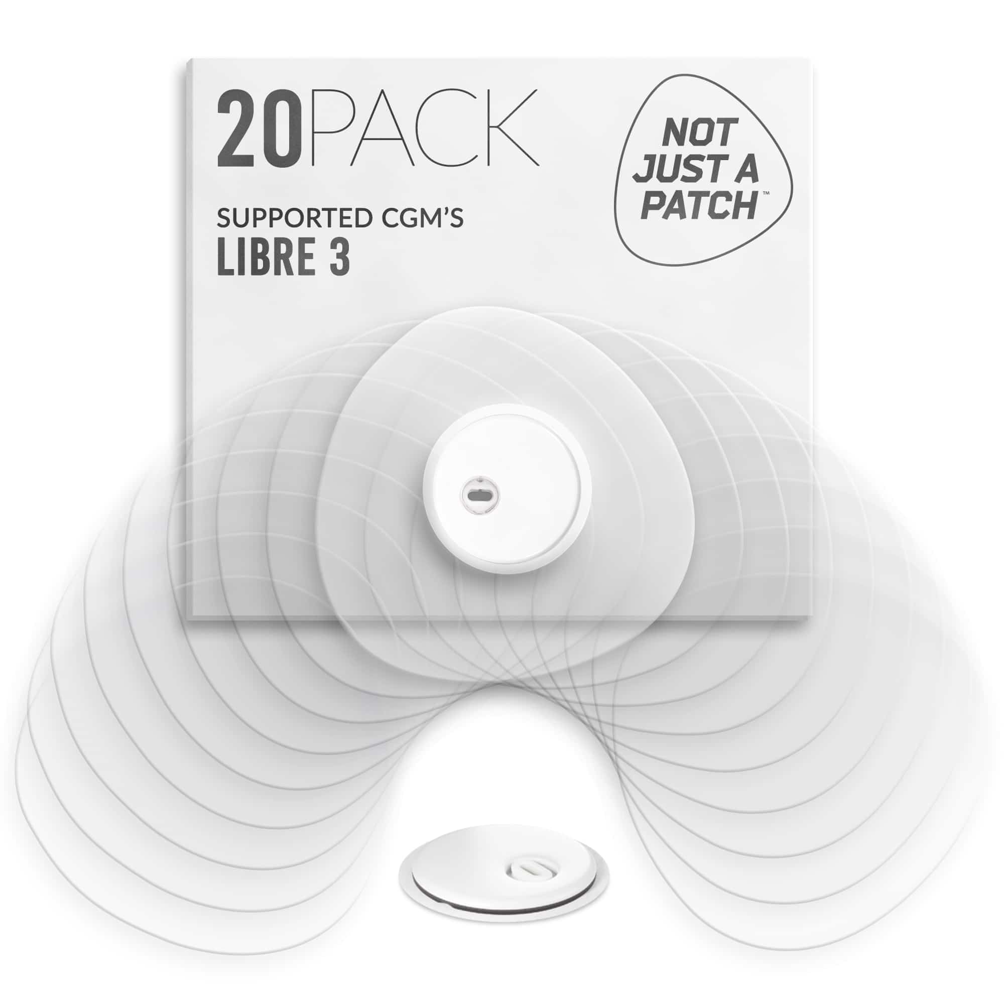 Clear Patches for Freestyle Libre 3 – 20 pack