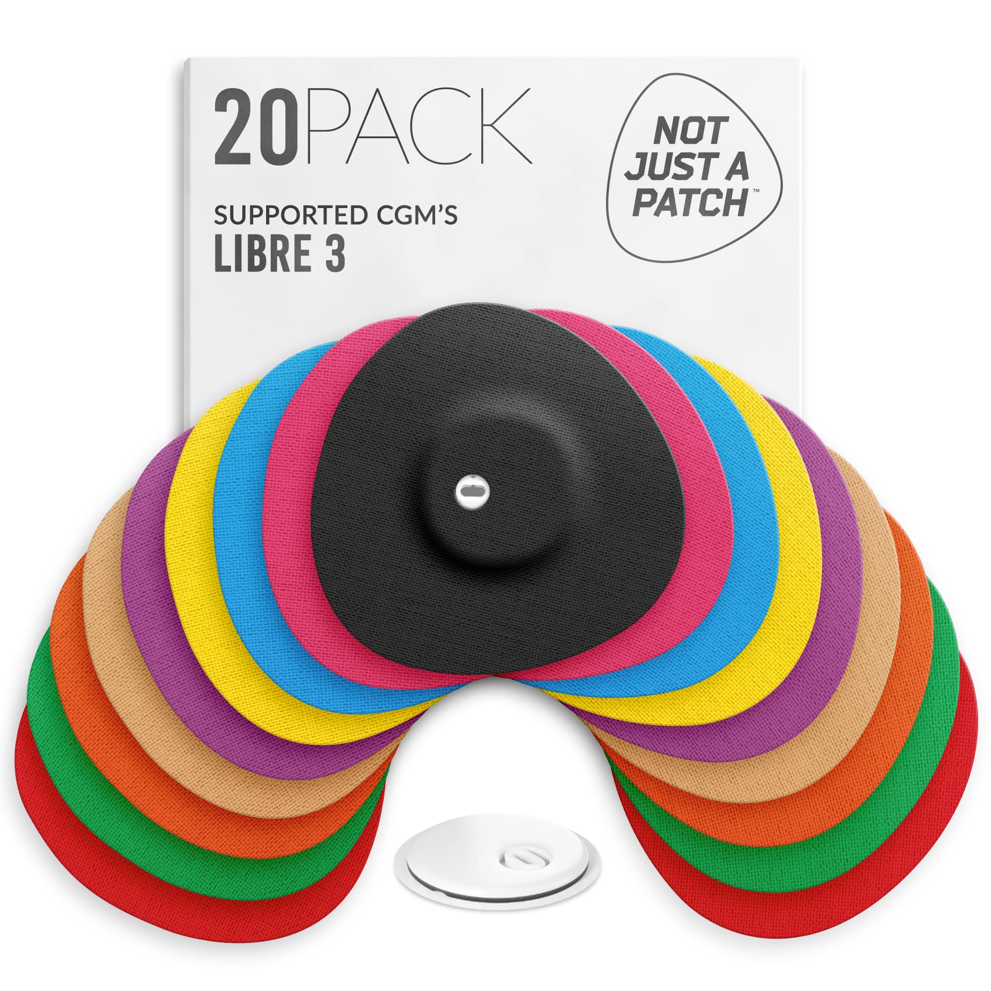 Original Patches for Freestyle Libre 3 – Multicolor – 20 pack