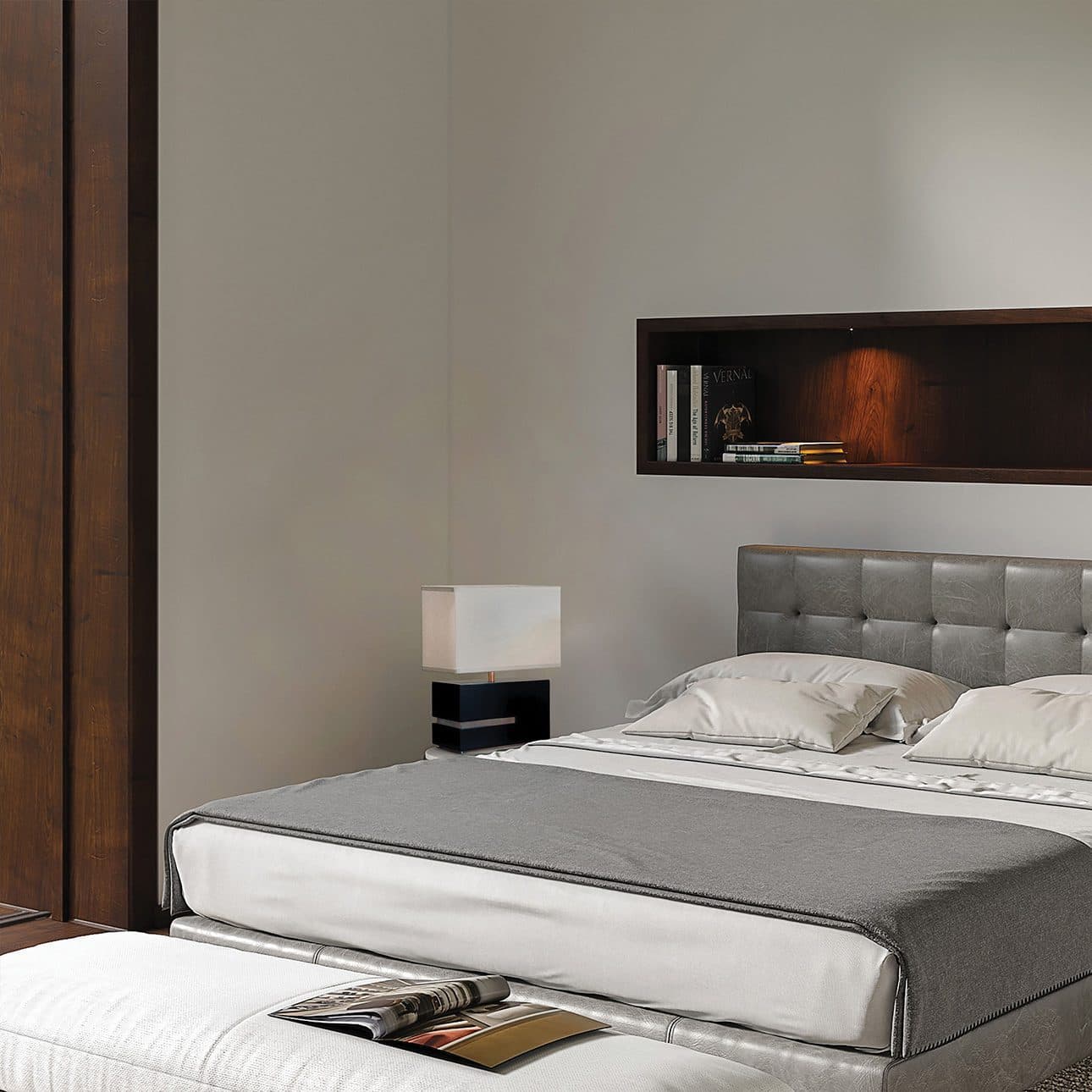Zen Reclining Table Lamp with Nightlight – 20″, 4-Way Switch - thumbnail 5