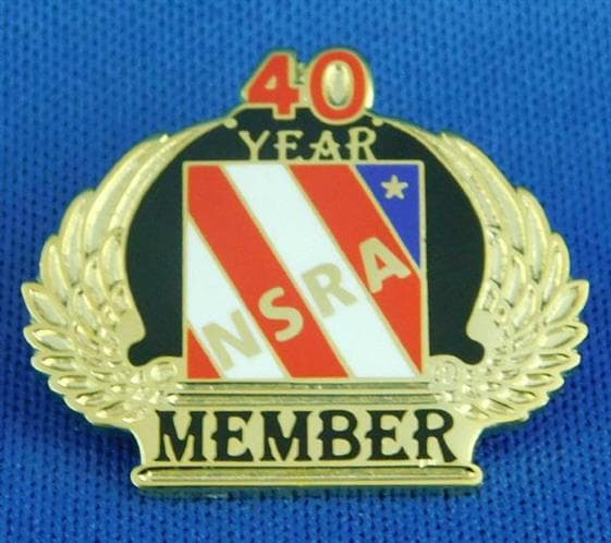 NSRA Forty Year Member Pin