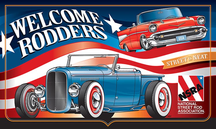 Welcome Rodders Banner 2026