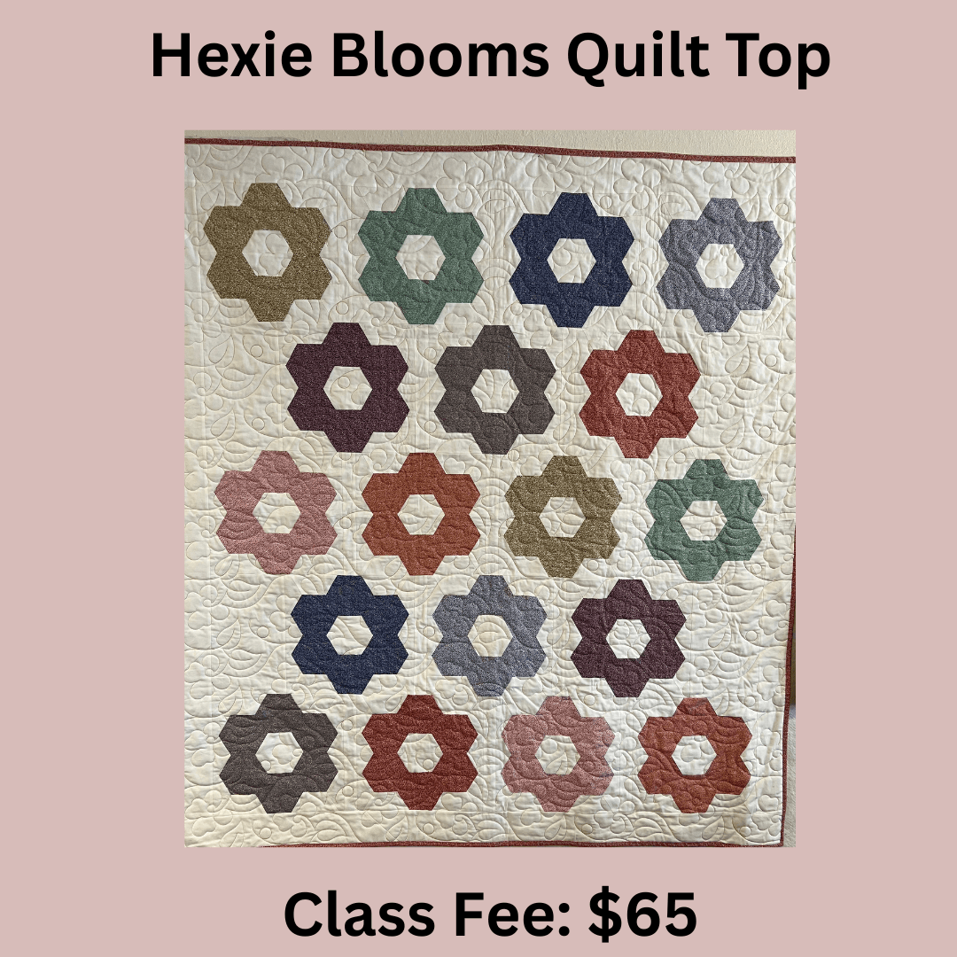 Registration-Hexie Blooms Quilt Top